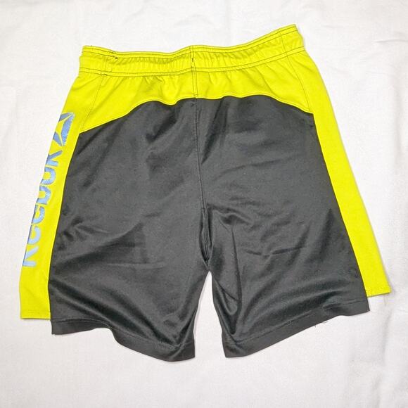 Reebok Men's Activewear Shorts Medium Black/Yellow Used - Picture 3 of 6